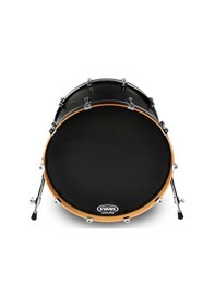 Resim Evans Resonant Black 22 inch - B12G1RD Bas Davul Ön Derisi 