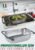 Resim Transformacion Lavabo Süzgeci Ayarlanabilir Kevgir 304 Paslanmaz Çelik 721523 