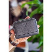 Resim Garbalia Sydney Deri Bozuk Para Gözlü Rfid Engelleyici Unisex Cüzdan 