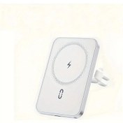 Resim Cloud011 İphone Uyumlu 16 15 14 Pro Max Mini Magsafe Araç Şarjı White X15 Hızlı Kablosuz 