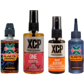 Resim FORMULA X Solmuş Plastik Bakım Paketi (Renk Onarma + Renklendirme + Parlatma + Koruma Seti) 