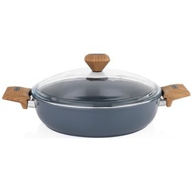 Resim Schafer Fiesta Seramik Basık Tencere 28 Cm-siyah 