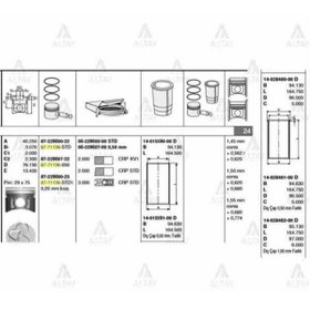 Resim GOETZE Iss 6-848207-0 Segman 83.5 1.5d 3 Cyl Accent Admıre 