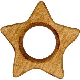 Resim Diş Kaşıyıcı Yıldız Doğal Ahşap Çok Renkli 