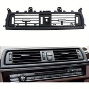 Resim BMW F10 F11 (2010-2016) için [Havalandırmalı Gösterge Paneli] Premium ABS Ön Hava Gösterge Paneli Merkezi Havalandırma Izgarası - Çoklu Havalandırmalı Şık Siyah Tasarım, 520i, 528i, 535i Modelleriyle Uyumlu - OEM 64229166885 
