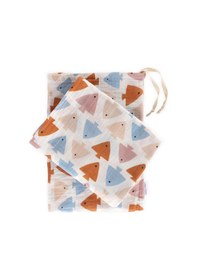 Resim Çok Amaçlı Müslin Örtü 100x120 + Kese Çok Renkli 