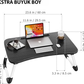 Resim Miletus Laptop Sehpası Ders Çalışma Masası Çocuk Çalışma Yatak Sehpası Ders Masası 
