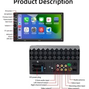 Resim Sunshinee Evrensel 7 Inç Carplay Araba Radyo Hd Multimedya Dokunmatik Ekran Mp5 Çalar Bluetooth USB Fm Kamera Ayna Bağlantısı 7013B (Yurt Dışından) 