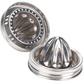 Resim 2 Adet Kavanoz Paslanmaz Çelik Sıkacağı Kapaklı Narenciye Sıkacağı Cam Turşu Kavanozu Limon Sıkacağı Manuel Narenciye Sıkacağı Geniş Ağız Kapağı (Yurt Dışından) 