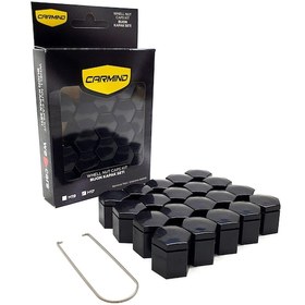 Resim Carmind 17Mm Siyah Renk Bijon Kapağı 20 Adet 