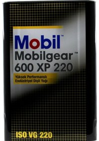Resim Mobil Gear 600 XP 220 Yüksek Performanslı Endüstriyel Dişli Yağı 16 L 