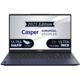 Resim Casper Nirvana X700.1342-8F00X-M-F i5-13420H 8 GB 1 TB NVMe SSD 15.6" Dos Dizüstü Bilgisayar 