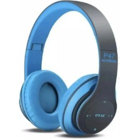 Resim İLİSDİJİTAL P47 Kablosuz Bluetooth Kulaklık Mono Kullanım Tipi Mavi Renk Gürültü Önleyici Özellik 