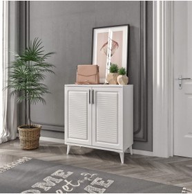 Resim Baby Darling Flower 4 Bölmeli Ayakkabılık %100 Mdf 