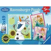 Resim Ravensburger 3x49 Parça Puzzle Walt Disney Frozen 092451 