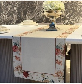 Resim Keten Ay Desen Runner 40x140 Cm Çok Renkli 