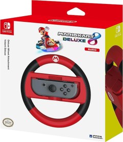 Resim Mario Kart 8 Deluxe Direksiyon Lisanslı Mario Racing Wheel Nintendo Switch 