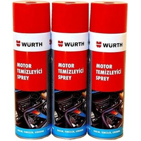 Resim Würth Hızlı Motor Temizleme Spreyi 500 ml ( 3 Lü Set) 