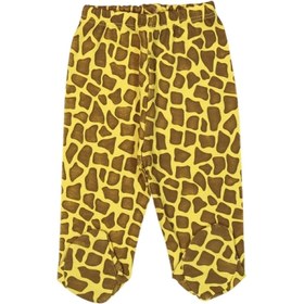 Resim bebiş giyim Zürefa Desenli Patikli Bebek Pijama Alt 