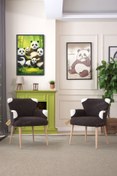 Resim LOVİSSE HOME 2li Panda Berjer Set Tekli Koltuk Genç Odası, Çocuk Odası, Ofis, Bekleme, Çay Seti 