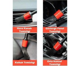 Resim Cmt Araba Temizlik Detay Fırçası 5+1 Set 