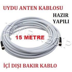 Resim Anten Kablosu 15 Metre Uydu Anten Çanak Kablosu 15 M 