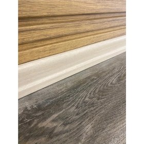 Resim İnan Yapı Laminant Parke Süpürgelik 6cm Beyaz Kayın 856 