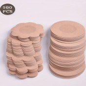 Resim 100/200 Adet Tek Kullanımlık Nipel Kapatıcı, Kendinden Yapışkanlı Nefes Alabilir Dikişsiz Sütyen Astarları - Kadın Sütyenler ve Mayo İçin Görünmez Aksesuarlar, Plaj ve Düğün Fotoğrafçılığı İçin Mükemmel 