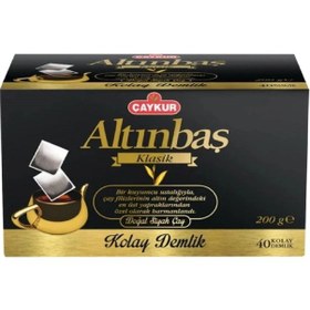 Resim Çaykur Altınbaş Demlik Poşet 40 Lı 200 Gr X 2 Adet 