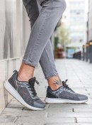 Resim Jump 26562 Gri Siyah Turuncu Erkek Yazlık Günlük Rahat Yürüyüş Koşu Sneaker Spor Ayakkabı 
