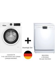 Resim Profilo 2 Li Set 9 kg Çamaşır Makinesi+6 Programlı Bulaşık Makinesi 