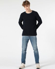 Resim Colin's Regular Fit Bisiklet Yaka Lacivert Erkek Kazak CL1056038_Q1.V1_NAV 