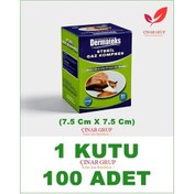 Resim Dermateks Steril Gazlı Bez Kompres Spanç 7.5 x 7.5 CM 100 Adet 