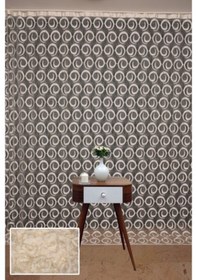 Resim Vakko Model Krem Renk Ip Perde Hazır Düğmeleri Dikilmiş Ip Perde Krem 