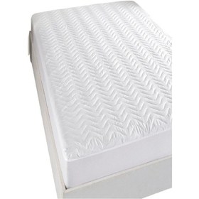 Resim Mycey Sıvı Geçirmez Fitted Kapitoneli Alez 220x200 Cm Çift Kişilik Battal Boy Beyaz 