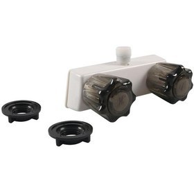 Resim Rv Aksesuarı Için Çift Akrilik Düğme Değiştirmeli Rv Duş Bataryası 