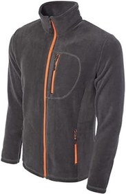 Resim Ghassy Co. Erkek Pro Rüzgar Geçirmez 5 Cepli Outdoor Tam Fermuarlı Polar Ceket 