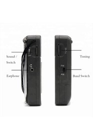Resim Genel Markalar Radyo Pilli Cep Radyosu Fm-am Güçlü Çekim Kaliteli Kulaklık Girişi Olan El-cep Radyo k-263 