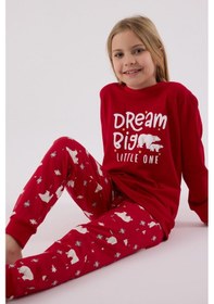 Resim Rolypoly Kız Çocuk Kırmızı Pijama Takımı Rp3717-c-v1 Kırmızı 