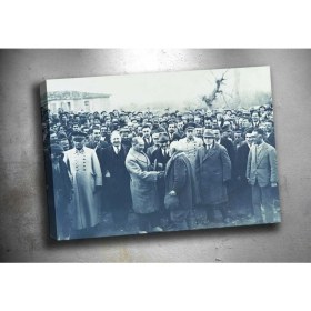 Resim Caddeko Ata-117 Atatürk Kanvas Tablo 70 x 100 cm 
