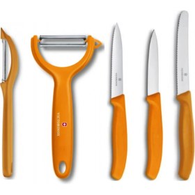 Resim Victorinox Turuncu 5 Li Soyma ve Soyacak Seti 