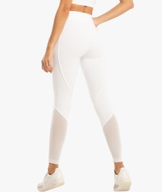 Resim Focus High Rise Black Out Legging Beyaz Tayt - S 