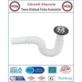 Resim Lavabo Gider Sifonu Körüklü 