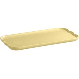 Resim Emile Henry Madeleine Servis Tabağı 2 X 15 X 31,5 Cm Tereyağı Sarısı/vanille Açık Ahşap 