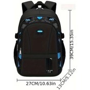 Resim Turcoshop11 Yeni İlkokul Çantası Siyah Küçük Erkek Çocuklar İçin 1-3-6 Sınıf 6-12 Yaş Hafif Büyük Kapasiteli Sırt Çantası Siyah 
