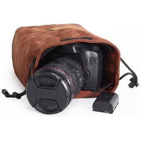 Resim Wondernest Sccotton Astar Darbeye Dayanıklı Dijital Koruma Taşınabilir Slr Lens Çantası Mikro Tek Kamera Çantası Yuvarlak Mavi S, Dokunmatik Ekranlı 