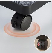 Resim Fortunelane Plastik Hareketli Cpu Stantı - Genişletilebilir, Tekerlekli Siyah Tutucu - Uyumlu Bilgisayar Kulesi Diğer Diğer 