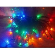 Resim 10M 100 LED Pilli 2 Kademeli Rgb Işık Siyah Kablo 