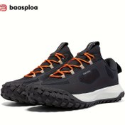Resim Baasploa Four Seasons Men'S Trail Running Ayakkabıları, Moda Olmayan Kaymaz Lastik Tabanı ve Nefes Alabilen Mesh Üstü ile Şık Bir Tasarım Sunar, Açık Hava Aktiviteleri ve Günlük Kullanım İçin İdealdir. 