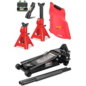 Resim Staxx 3ton Düşük Kaldırma Araç Krikosu Sehpa Kriko Tamirci Kızağı 